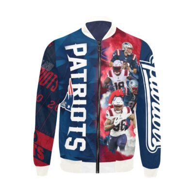 patriots personalized bomber jacket