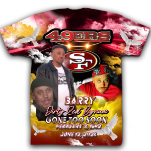 49ERS CUSTOM MEMORIAL SHIRT