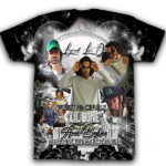 BLACK AND WHITE MEMORIAL CUSTOM SHIRT