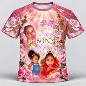 Blush Pink Child Angel Custom 3D All-Over Print Memorial Shirt – MEM85