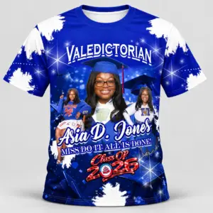 Valedictorian Custom Graduation Collage Shirt – Design G05