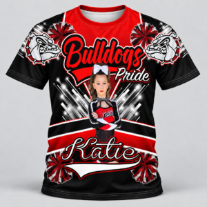 Bulldogs Pride Cheer Birthday Shirt Mockup