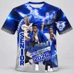 Football Senior Custom Graduation Collage Shirt – Design G04