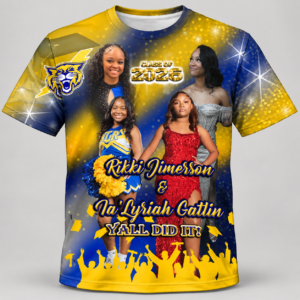 Double Graduate Custom Celebration Shirt – Design G10