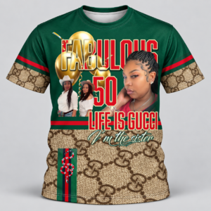 Fabulous 50 Birthday T Shirt Mockup