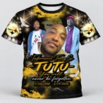 Black Gold Steelers Custom 3d All Over Print Memorial Shirt Mem74