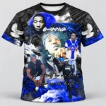 Black Royal Blue Money Custom 3d All Over Print Memorial Shirt Mem66