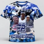 Dallas Cowboys Cloud Custom 3d All Over Print Memorial Shirt Mem52