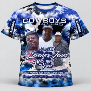 Dallas Cowboys Cloud Custom 3d All Over Print Memorial Shirt Mem52