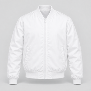 Blank youth bomber jacket available for a custom all-over design