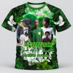 Green Money Cloud Custom 3d All Over Print Memorial Shirt Mem55