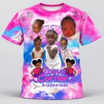 Pink Blue Child Custom 3d All Over Print Memorial Shirt Mem48