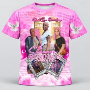 Pink Scripture Gate Custom 3d All Over Print Memorial Shirt Mem71