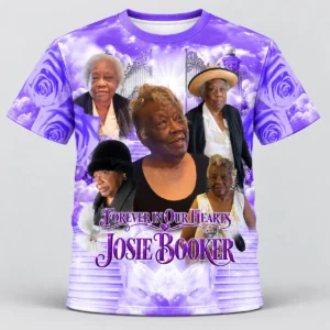 Purple Family Rose Custom 3d All Over Print Memorial Shirt Mem87