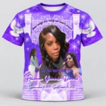 Purple Heavenly Gate Custom 3d All Over Print Memorial Shirt Mem37