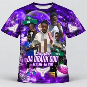 Purple Money Street Custom 3d All Over Print Memorial Shirt Mem40