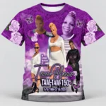 Purple Rose Butterfly Custom 3d All Over Print Memorial Shirt Mem36
