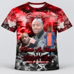 Red Black Money Custom 3d All Over Print Memorial Shirt Mem45