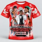 Red White Heavenly Gate Custom 3d All Over Print Memorial Shirt Mem69