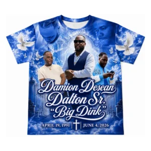 Royal Blue Angel Custom 3d All Over Print Memorial Shirt Mem02