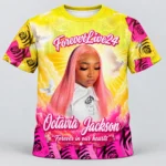 Yellow Pink Rose Custom 3d All Over Print Memorial Shirt Mem86